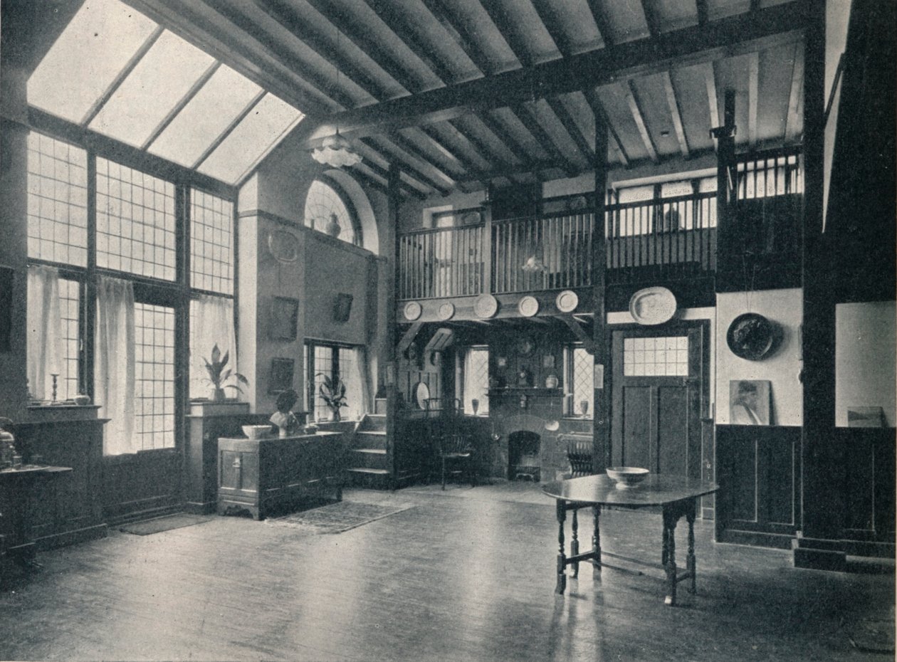 Huvudrummet i en ny studiobostad i Lennox Gardens, Kensington, c1911 av Unbekannt