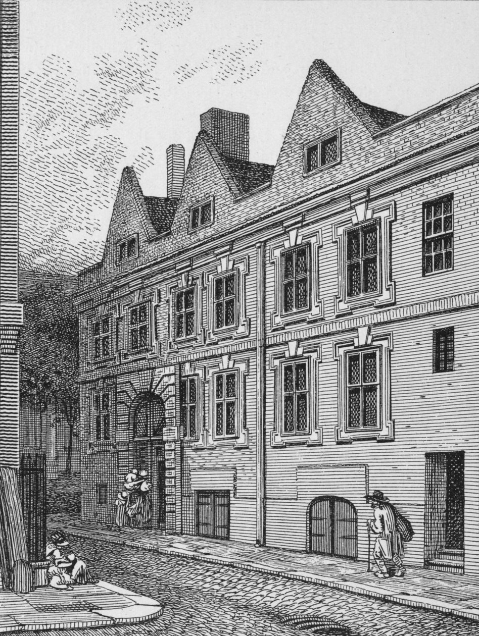 Huvudentré till Leathersellers Hall, City of London, 1801 1911 av Unbekannt