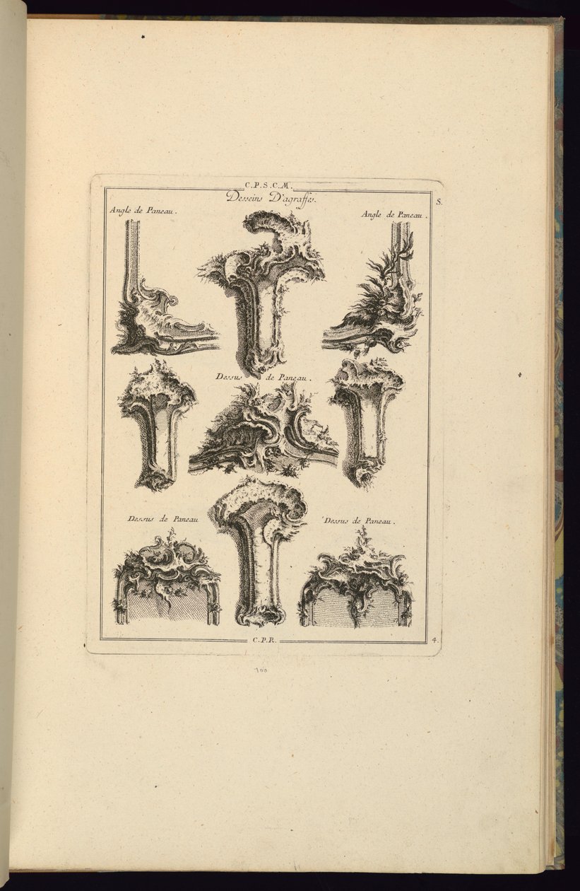 Tryck, ClipArt, 1745 av Unbekannt