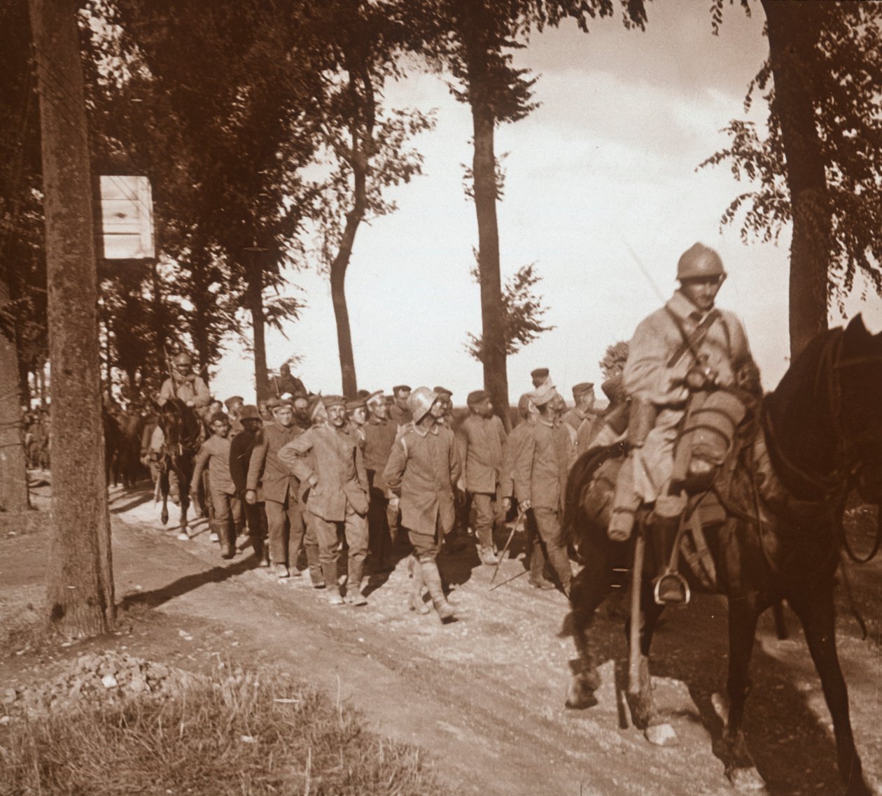 Fångar i Catenoy, Oise, norra Frankrike, c1914-c1918 av Unbekannt