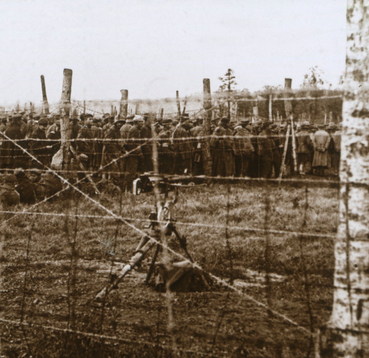 Fångar vid Le Mort Homme, Dead Mans Hill, norra Frankrike, c1914-c1918 av Unbekannt