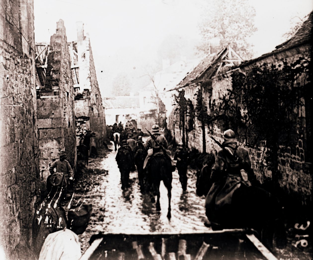 Krigsfångar, Bucy-le-Long, norra Frankrike, c1914-c1918 av Unbekannt