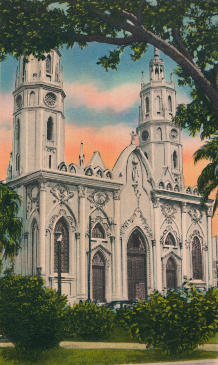 Procathedral of San Nicolas de Tolentino, Barranquilla, c1940-talet av Unbekannt