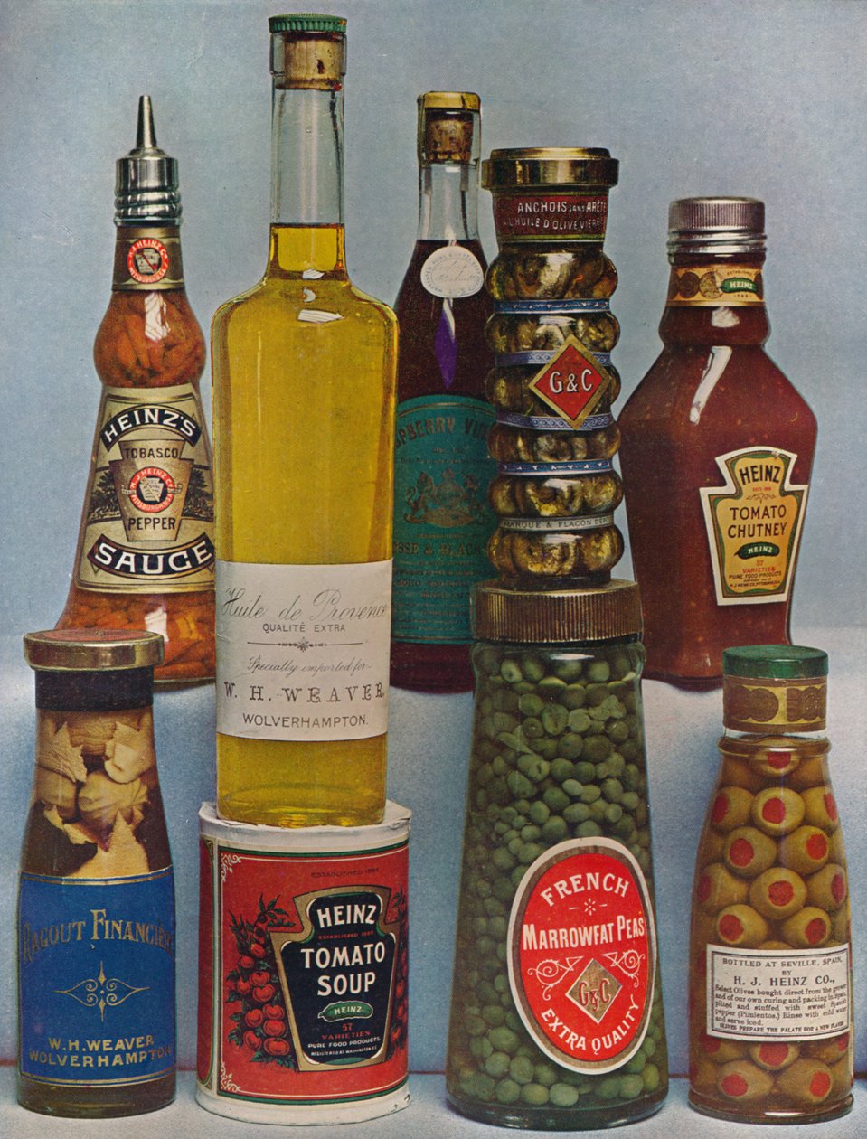 Produktetiketter, 1909. av Unbekannt