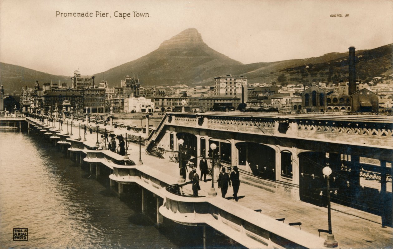 Promenade Pier, Kapstaden, c1900 av Unbekannt