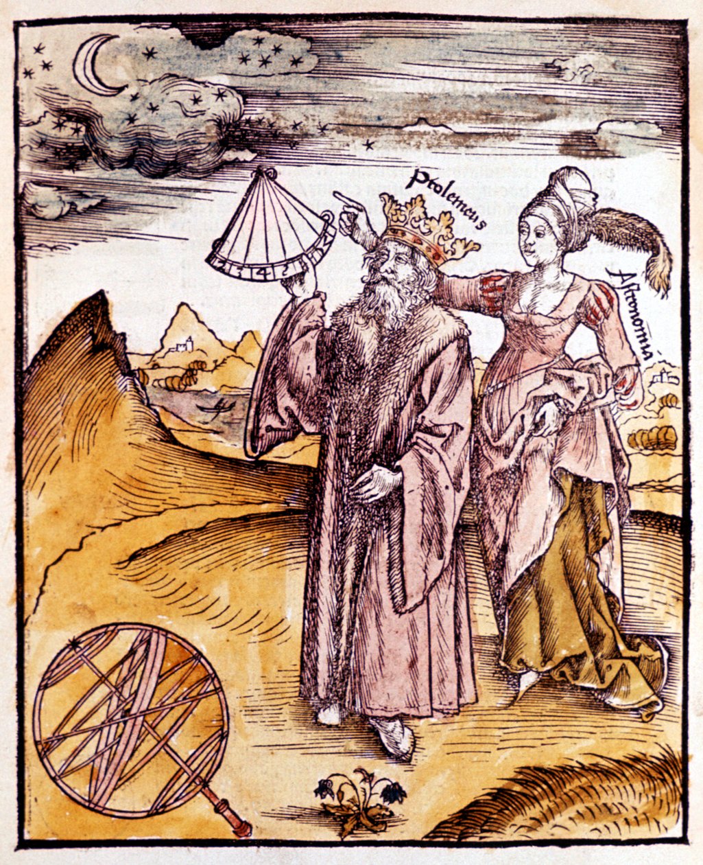 Ptolemaios, grekisk astronom och geograf i Alexandria, 1508 av Unbekannt