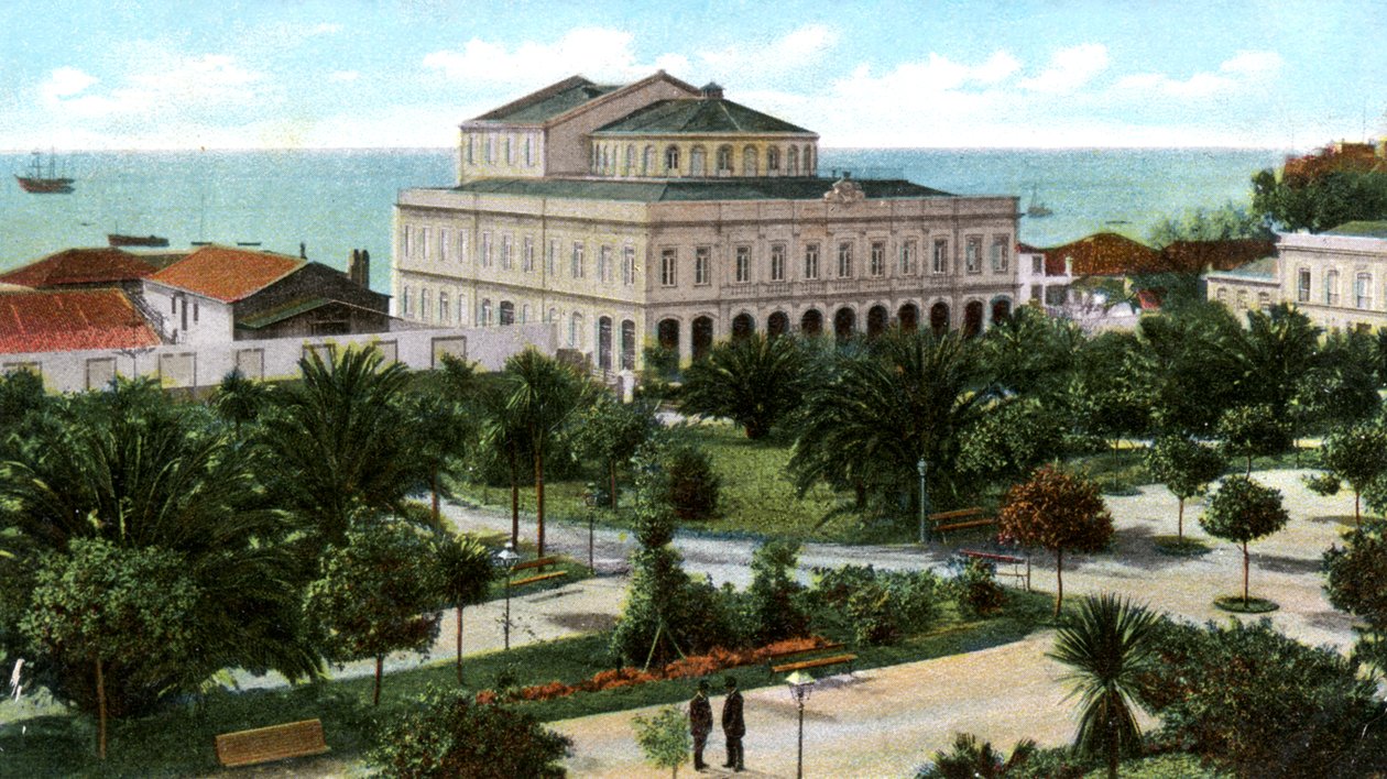 Offentlig trädgård och teater, Madeira, 1905 av Unbekannt