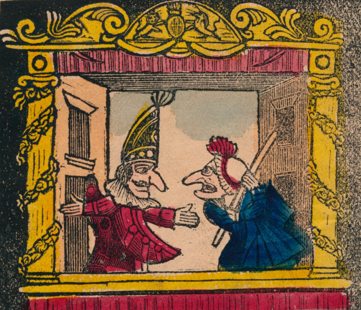 Punch and Judy, slutet av 1700-talet - början av 1800-talet av Unbekannt