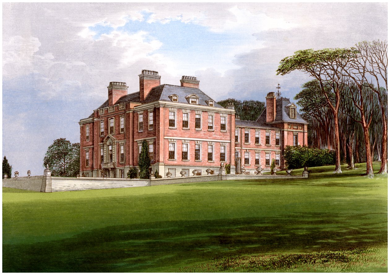 Pynes, Devon, hem för familjen Northcote, c1880 av Unbekannt