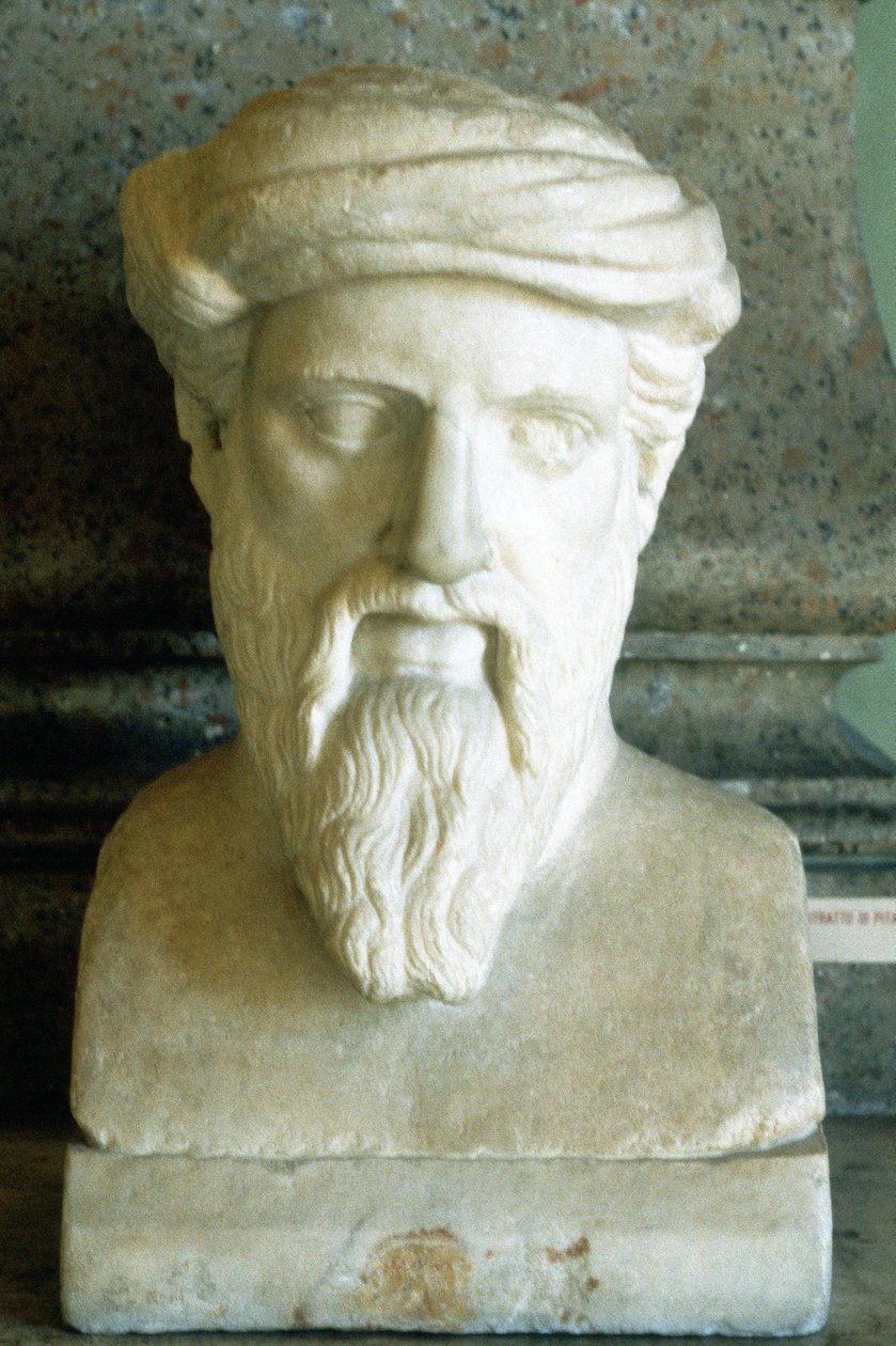 Pythagoras, antik grekisk matematiker och filosof, 600-talet f.Kr av Unbekannt