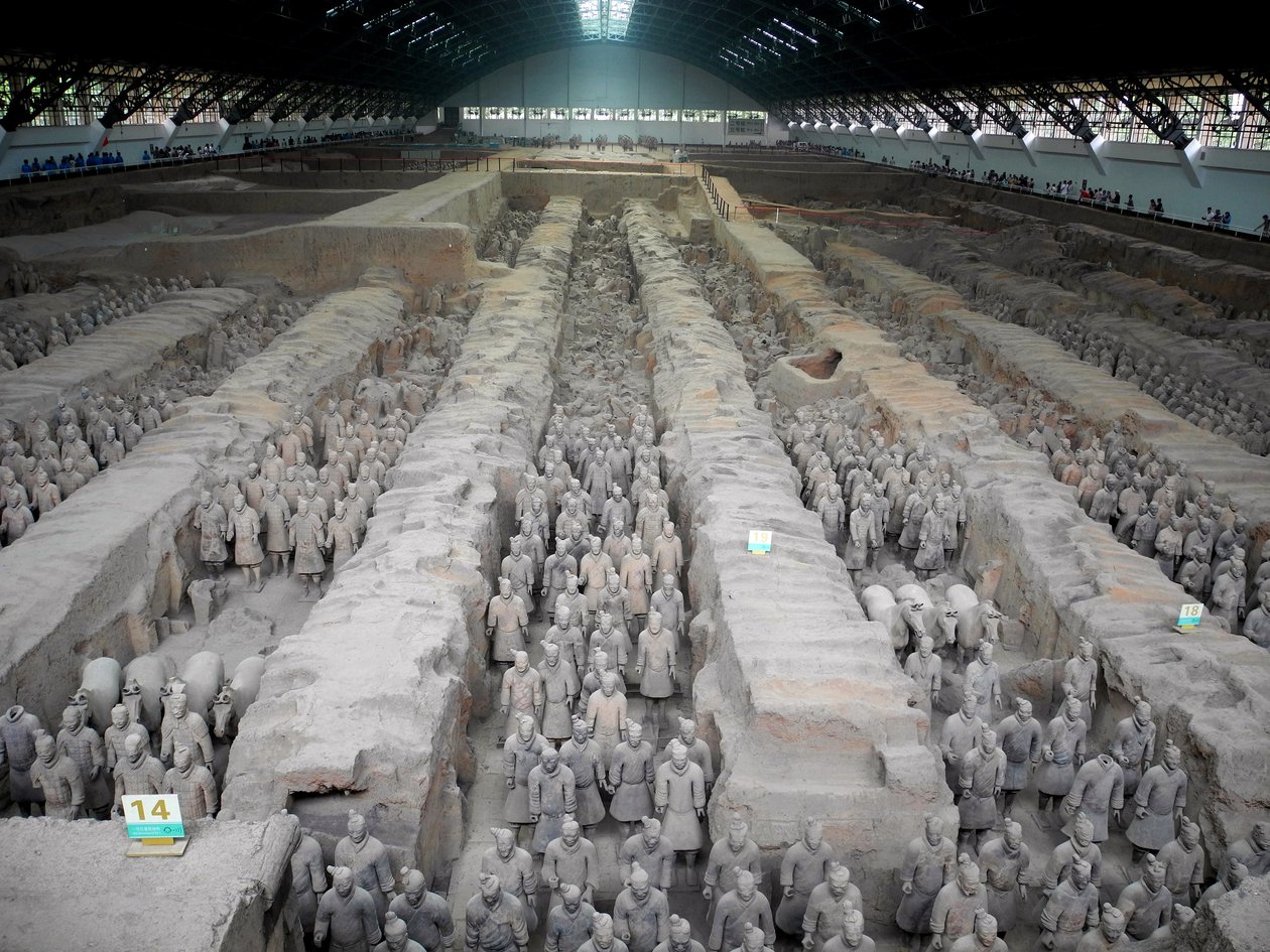 Q in shi Huang terrakotta arm ee av Unbekannt