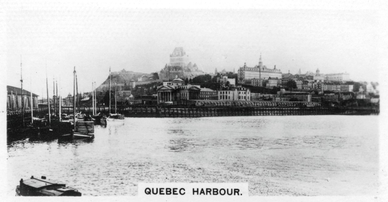 Quebec Harbour, Kanada, c1920-talet av Unbekannt