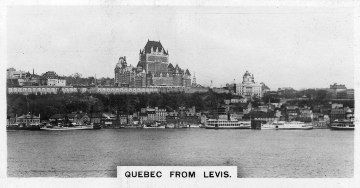 Quebec från Levis, Kanada, c1920-talet av Unbekannt