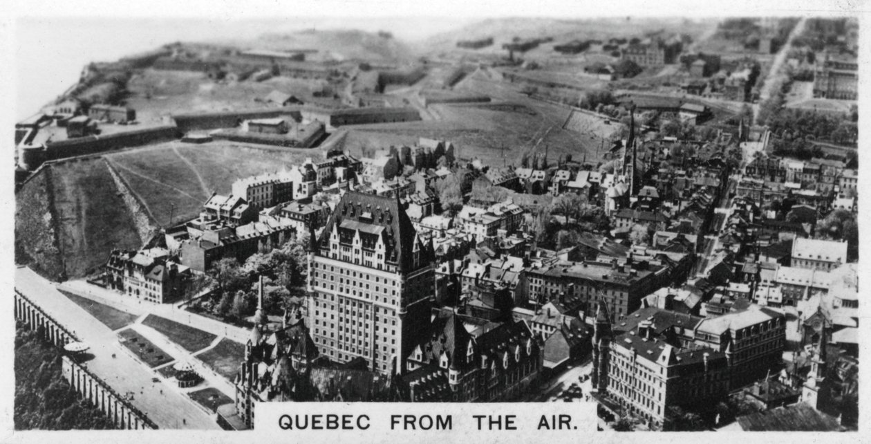 Quebec från luften, Kanada, c1920-talet av Unbekannt