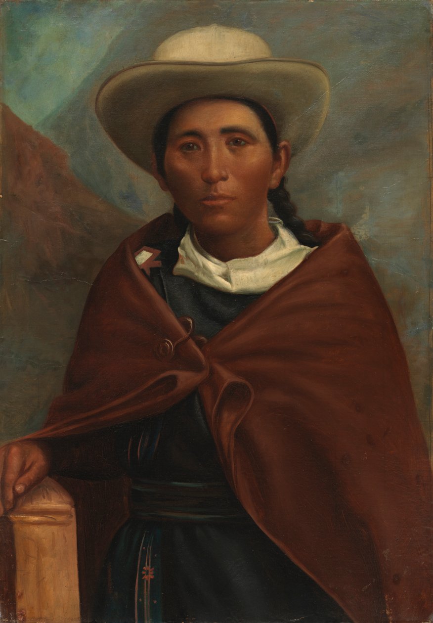 Quechua kvinna, Rub. 1890-1892. av Unbekannt