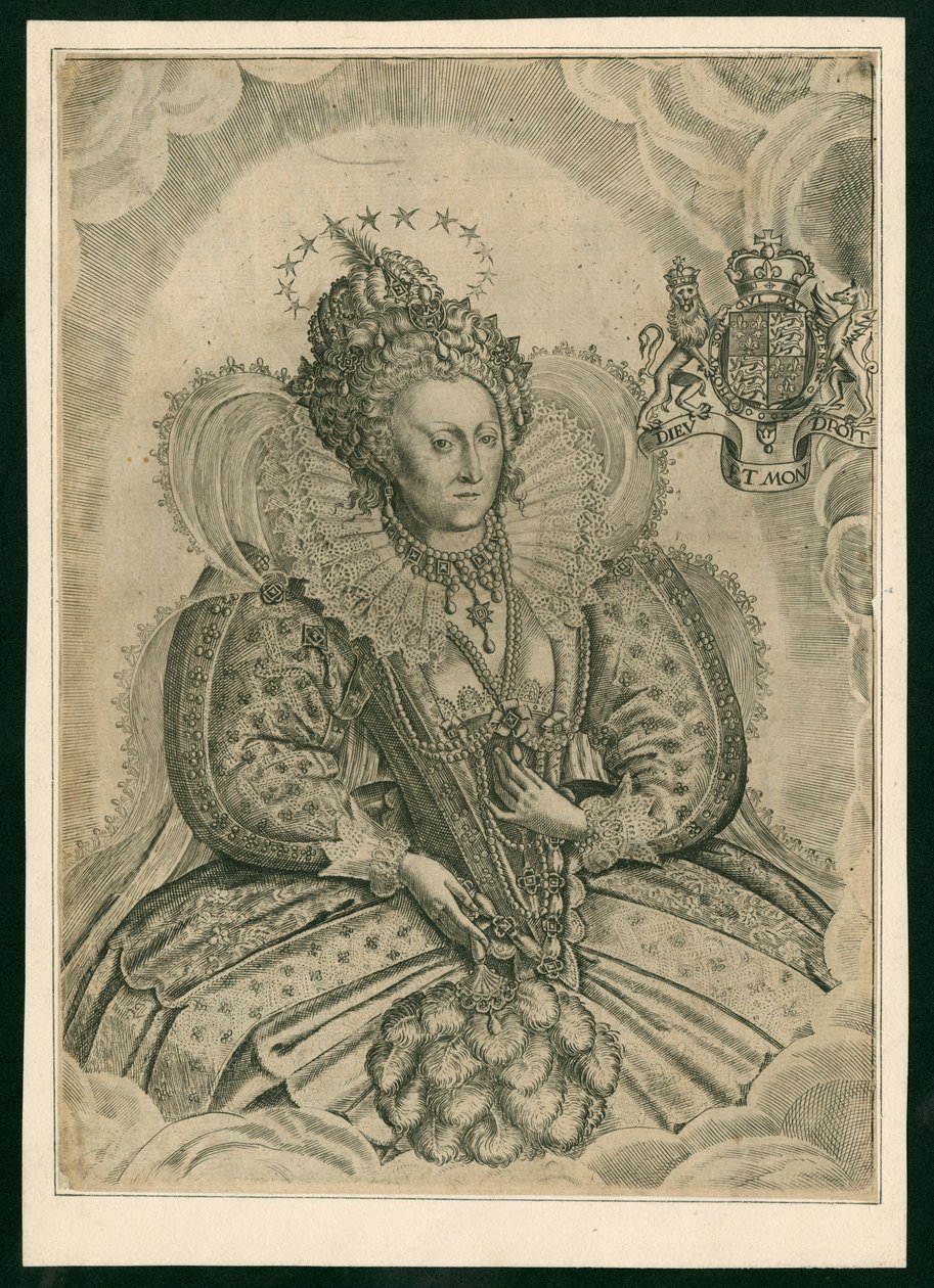 Drottning Elizabeth I av Unbekannt