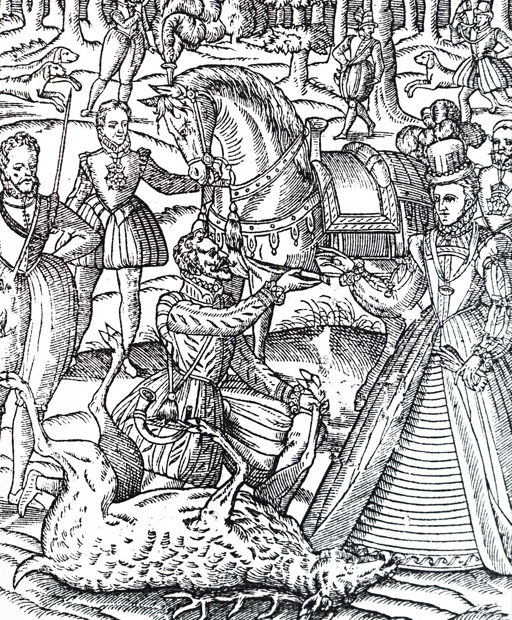 Drottning Elizabeth I. av Unbekannt