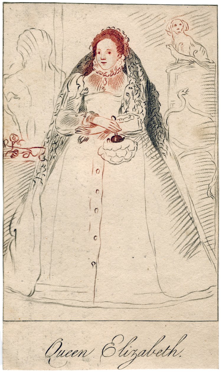 Drottning Elizabeth I av England, 1533-1603 av Unbekannt