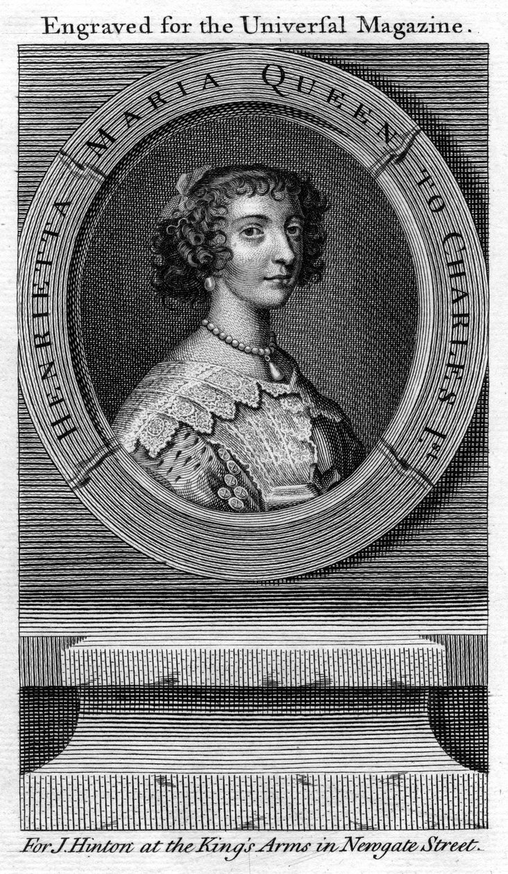 Drottning Henrietta Maria, drottninggemål till Karl I av Unbekannt