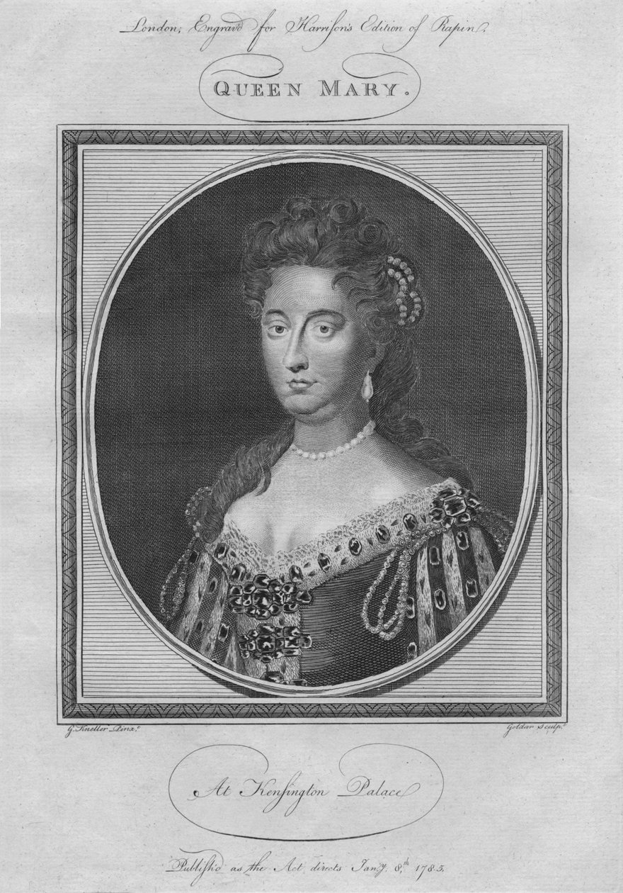 Queen Mary, 1785 av Unbekannt