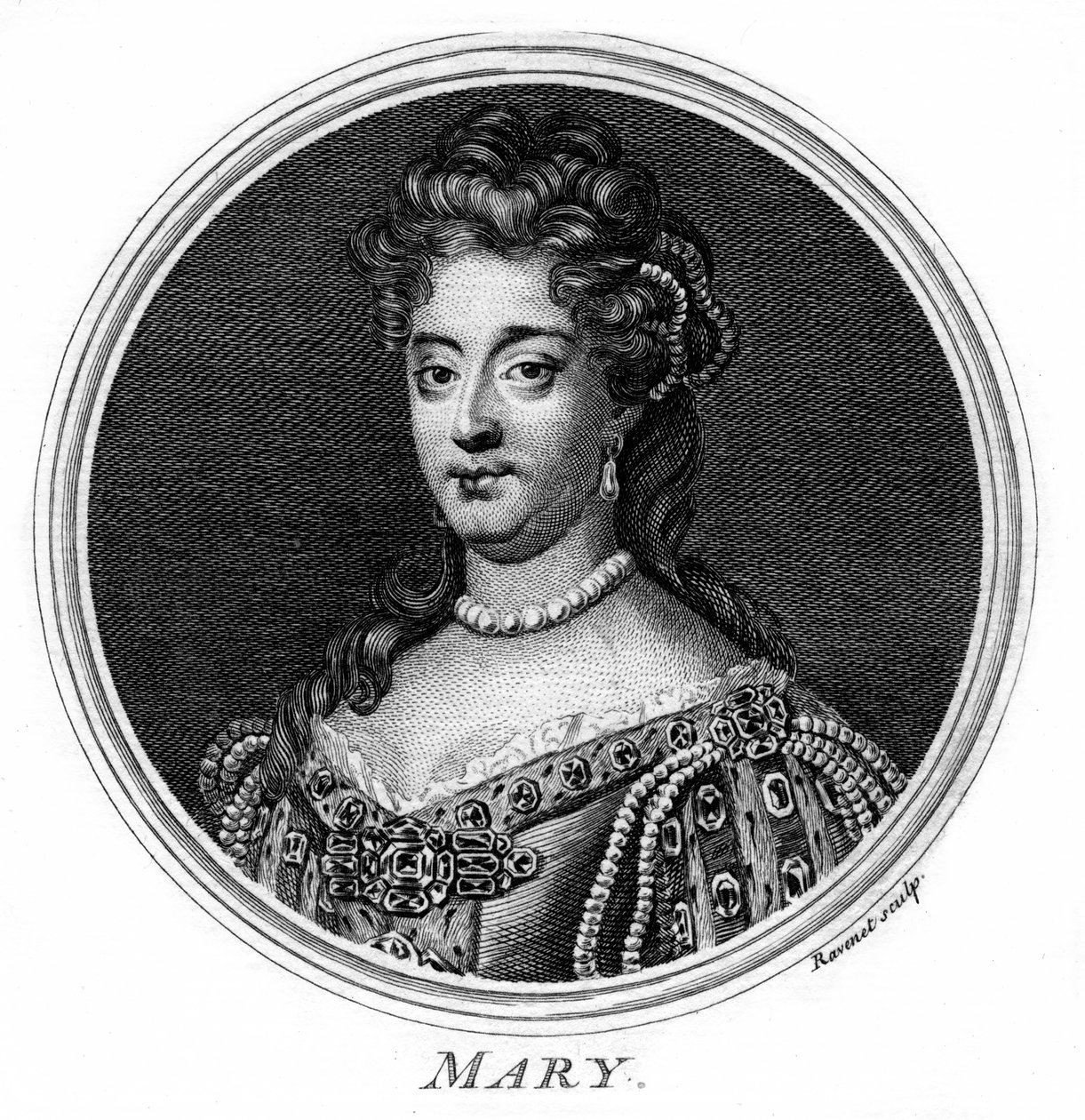 Drottning Mary II av Unbekannt