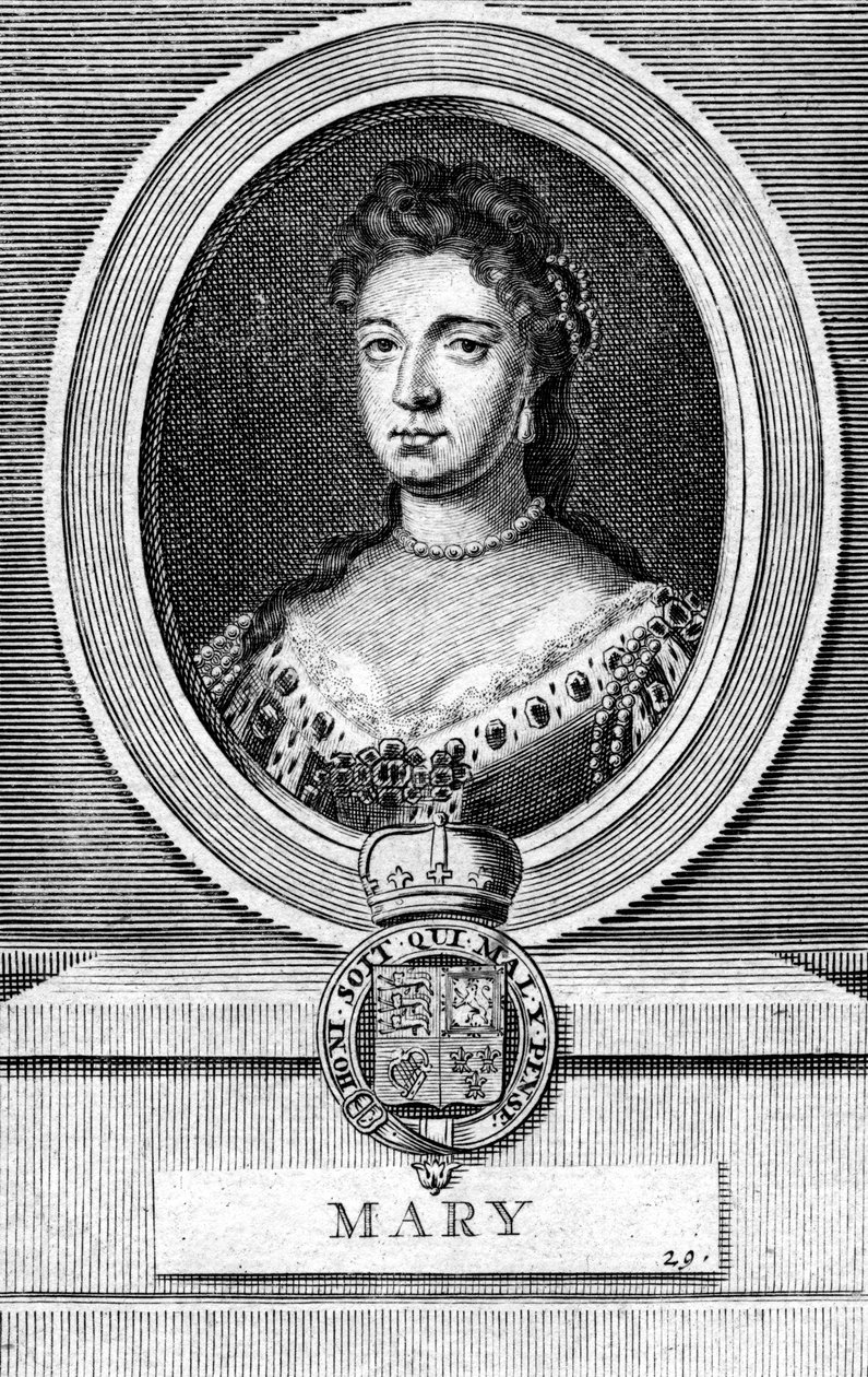 Drottning Mary II av Unbekannt