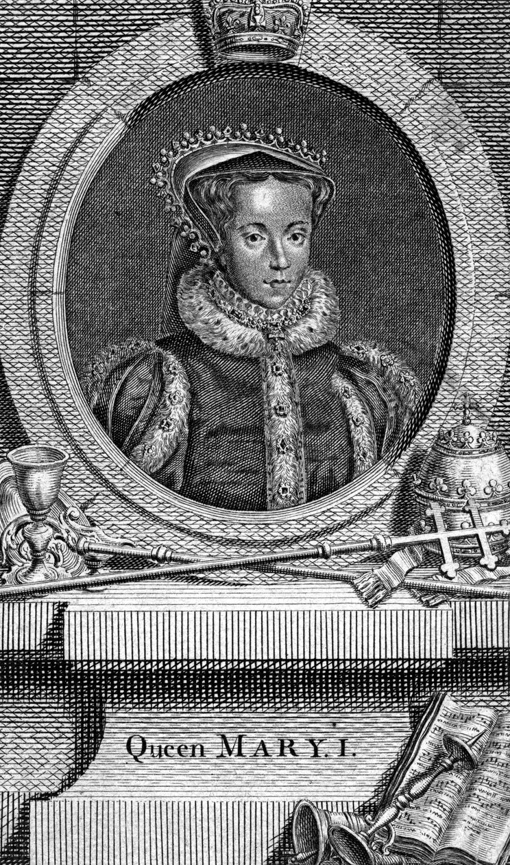 Drottning Mary I av England av Unbekannt