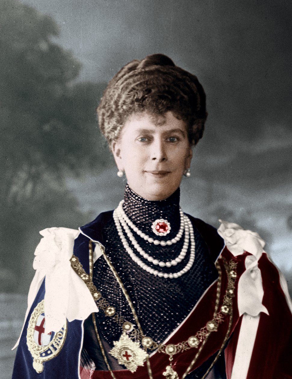 Queen Mary, gemål till kung George V av Storbritannien, c1910-talet av Unbekannt