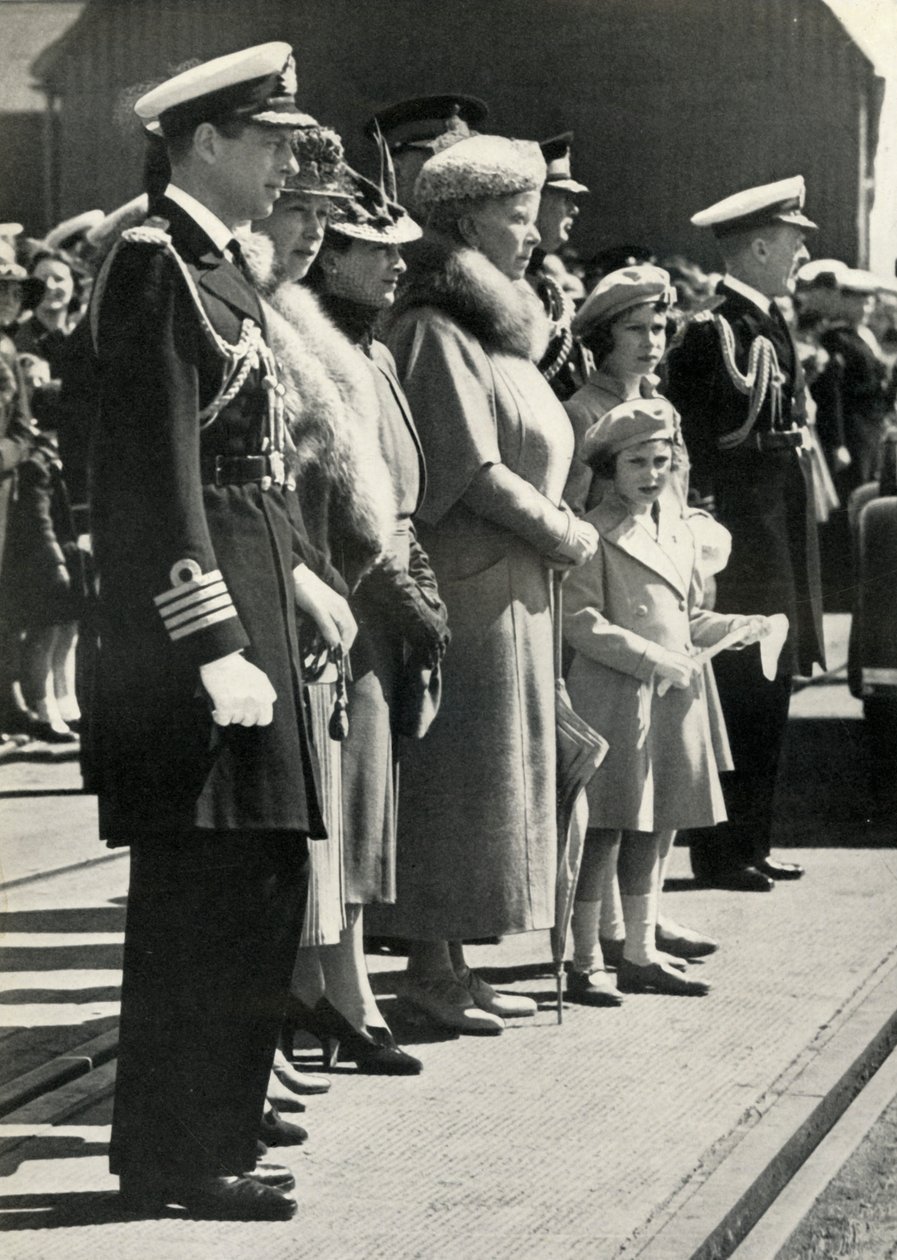Queen Mary ger sig av för att besöka Kanada, 1939, 1951. av Unbekannt