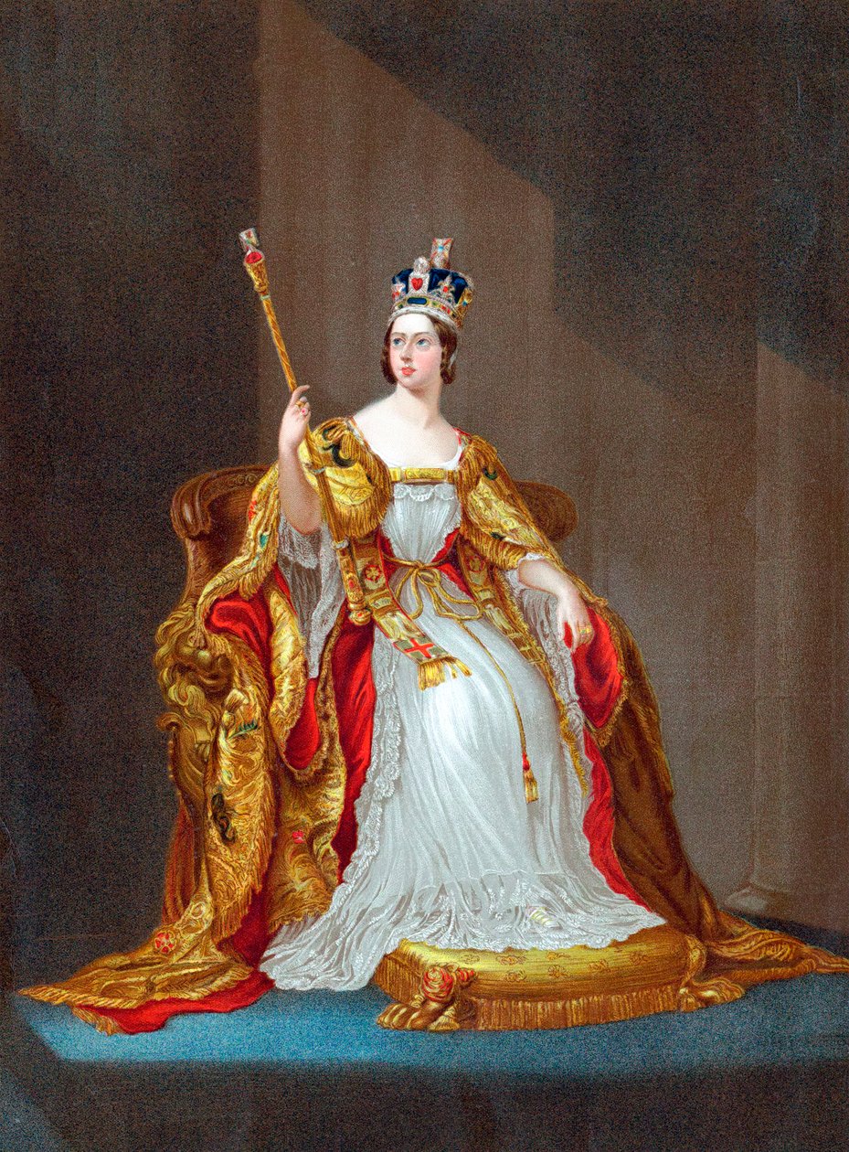 Drottning Victoria 1819-1901, 1838 av Unbekannt