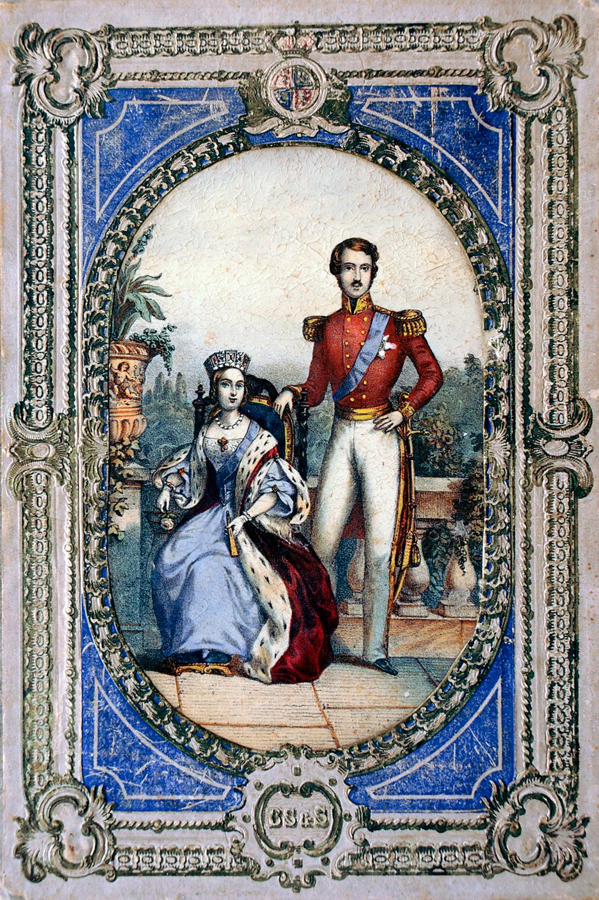Drottning Victoria och Prins Albert, c1840-talet av Unbekannt