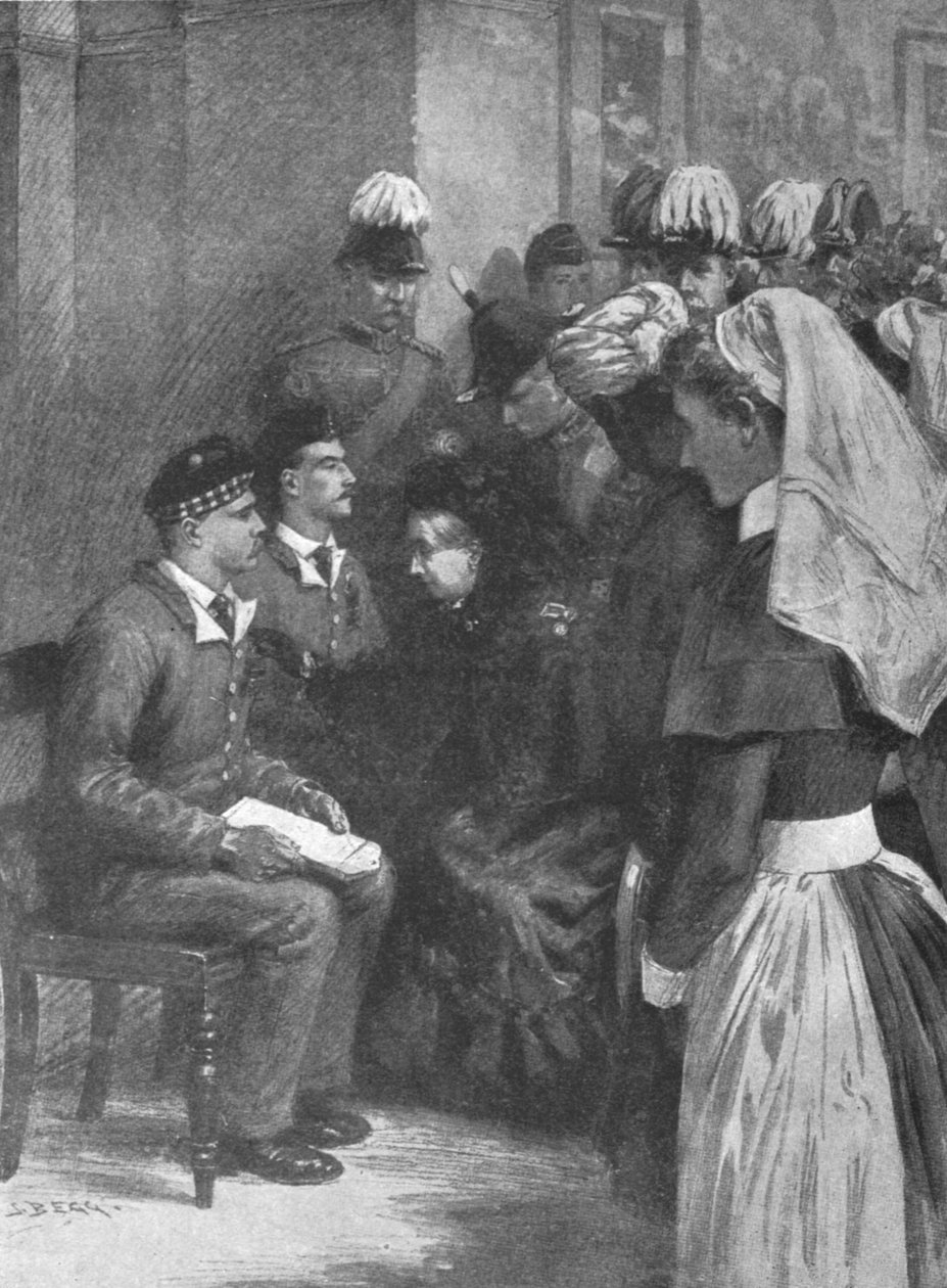 Drottning Victoria ger Victoria Cross till hjältar från Dargai...14 maj 1898, 1901. av Unbekannt