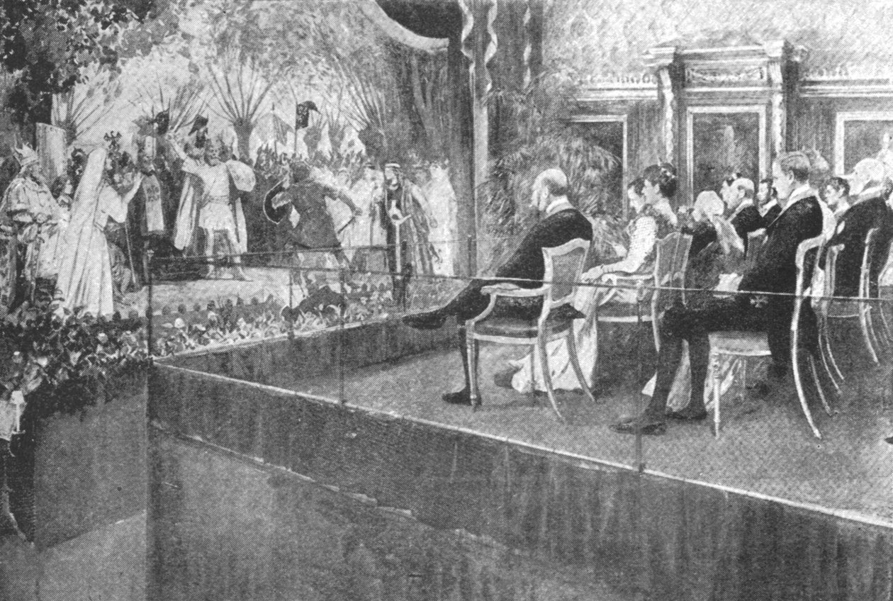 Drottning Victoria höra Lohengrin på Windsor Castle på hennes åttioårsdag, 1899, 1901. av Unbekannt