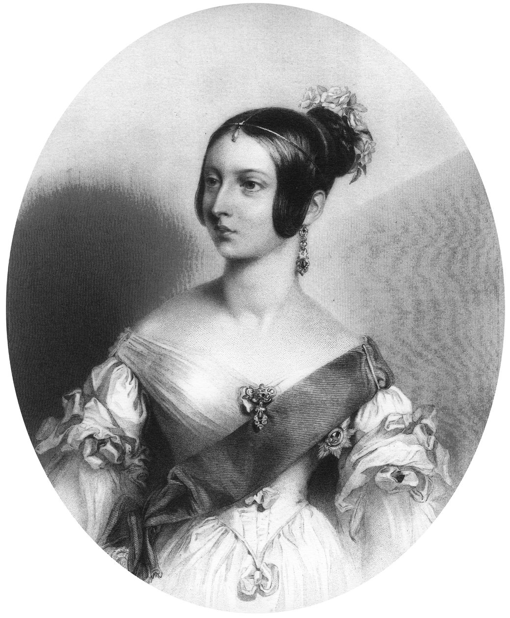 Drottning Victoria när hon var ung, c1830-talet av Unbekannt