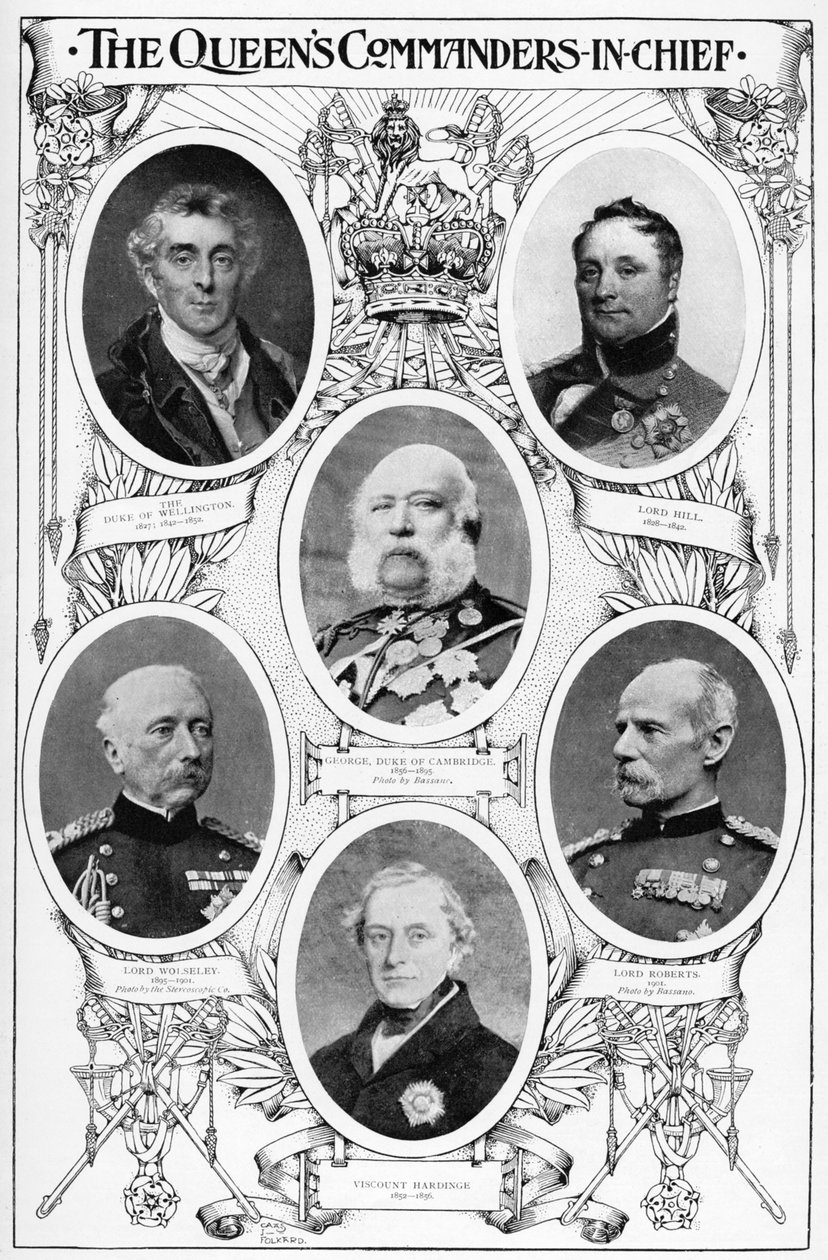 Drottning Victorias överbefälhavare, 1901 av Unbekannt