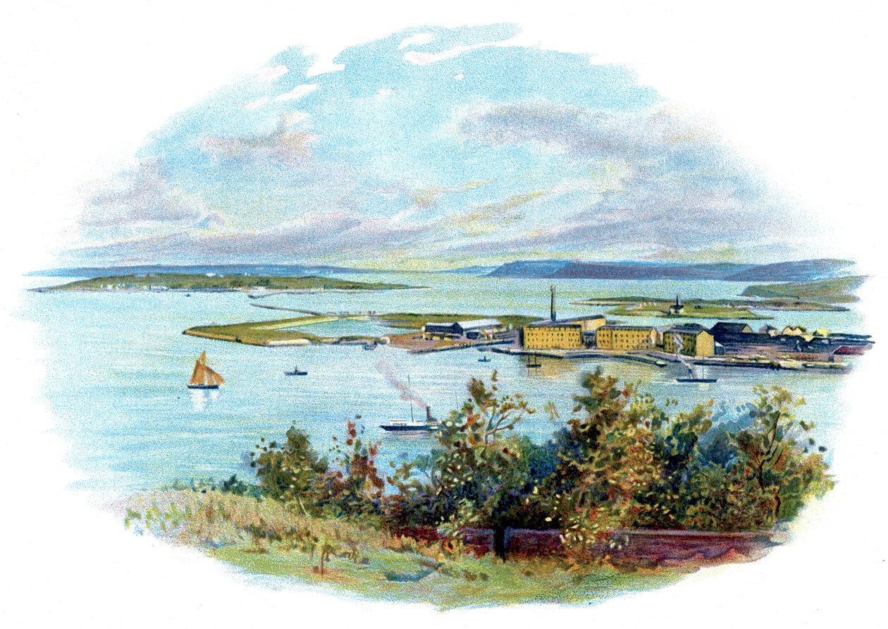 Queenstown Cobh, hamn för Cork City av Unbekannt