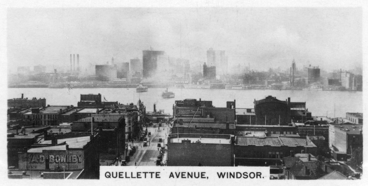 Quellette Avenue, Windsor, Ontario, Kanada, c1920-talet av Unbekannt