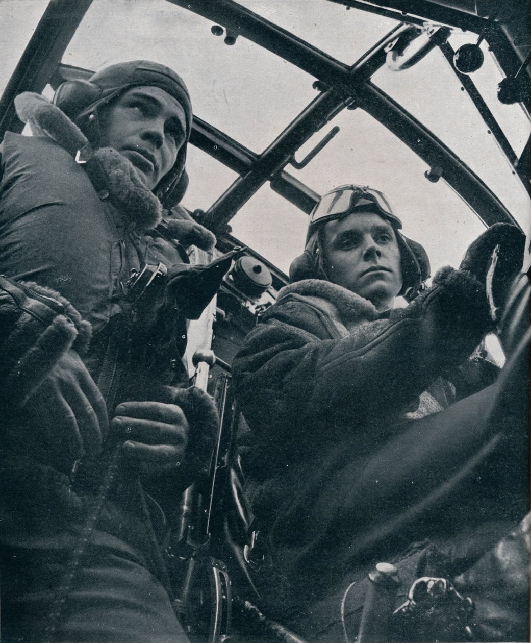 RAF bombplanpilot och andrepilot, 1941 av Unbekannt