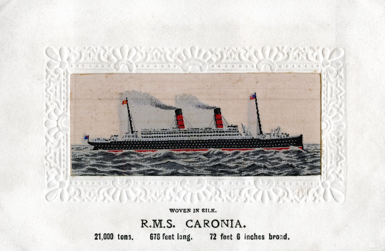 RMS Caronia, 1900-talet av Unbekannt