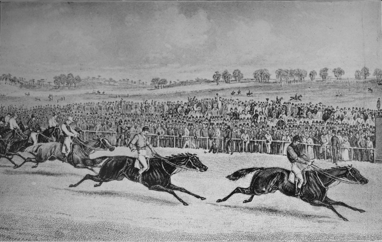 Race för St. Leger, 1911 av Unbekannt
