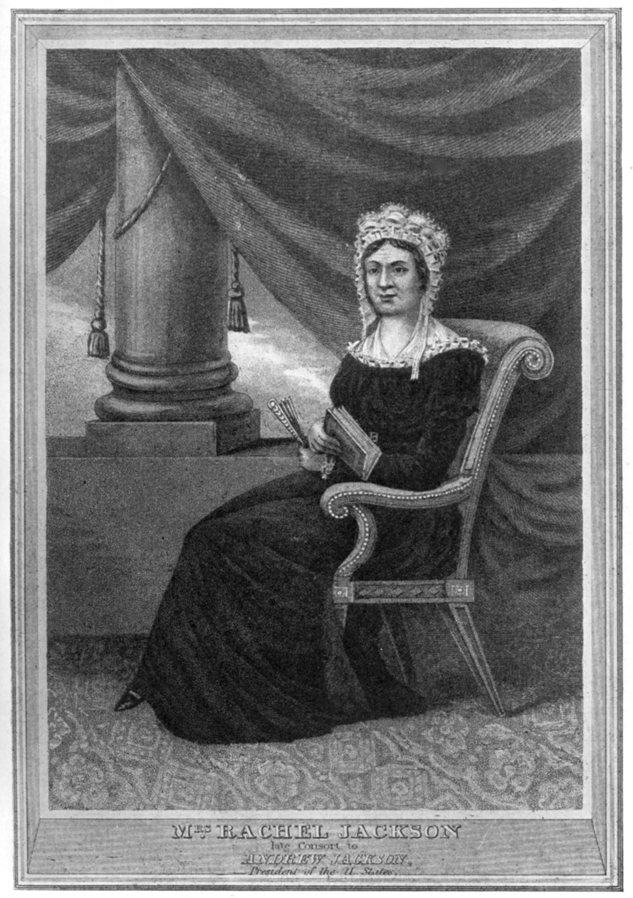Rachel Jackson 1767-1828, första dam, 1800-talet 1908 av Unbekannt