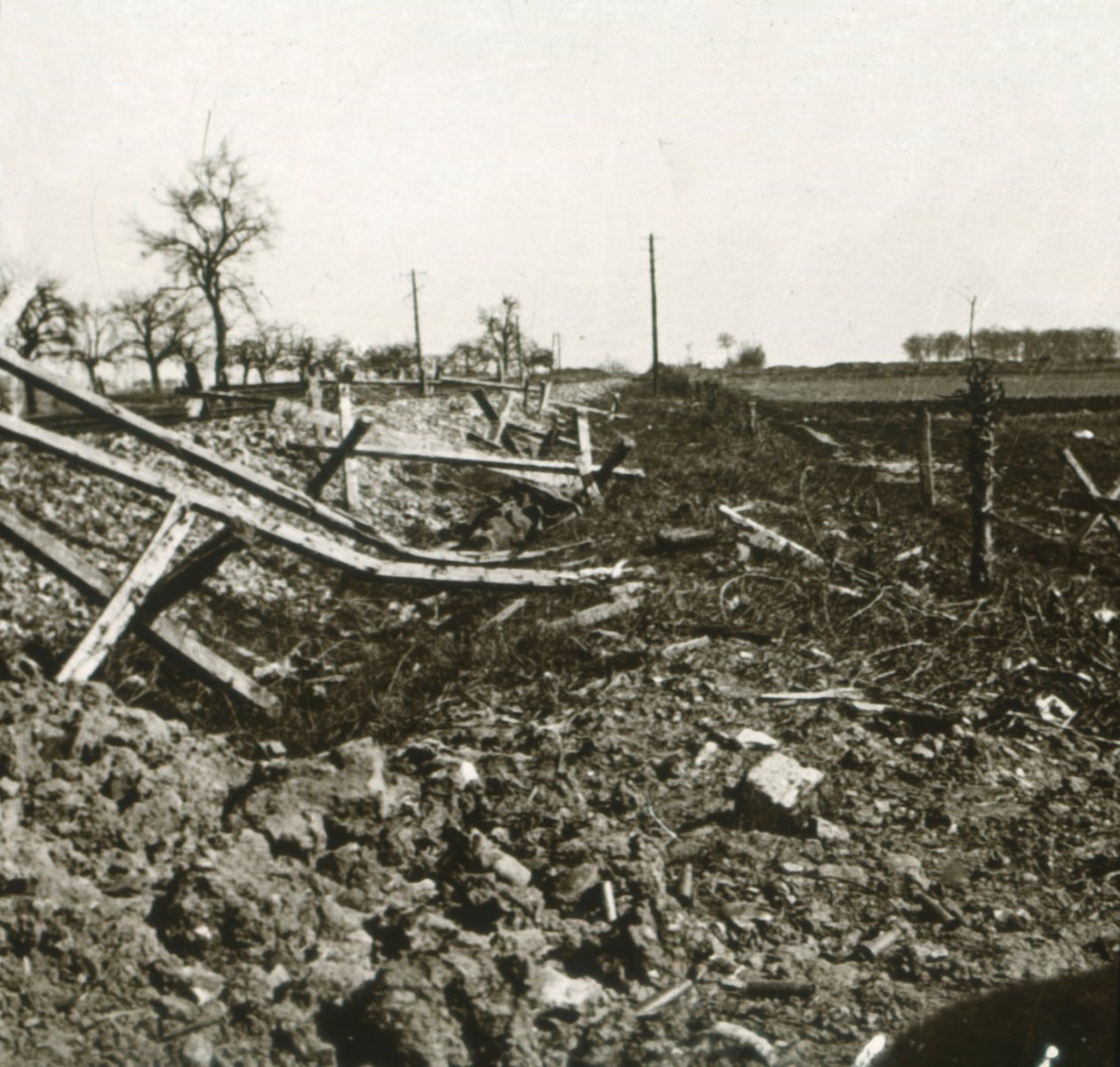 Järnväg, Somme, norra Frankrike, c1914-c1918 av Unbekannt