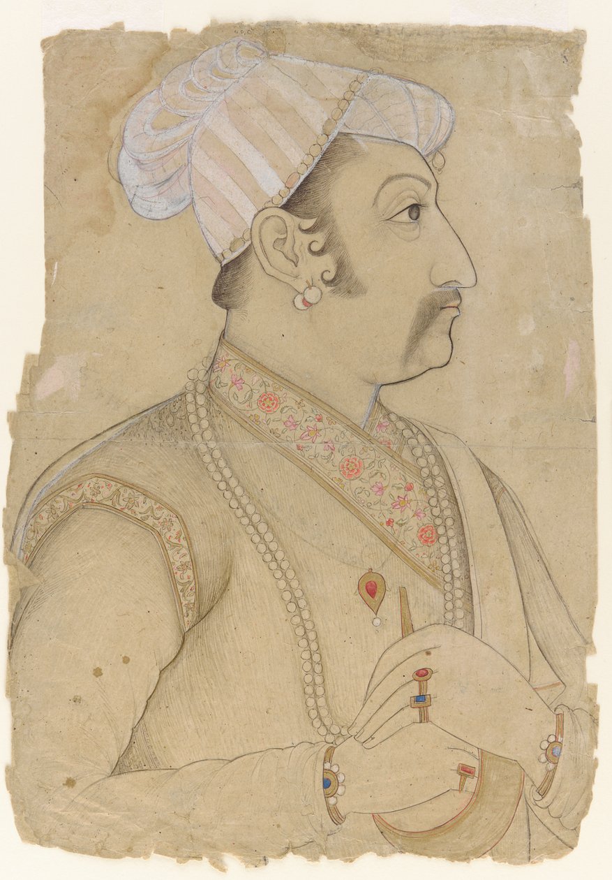 Raja Gaj Singh från Marwar, 1600-talet. av Unbekannt