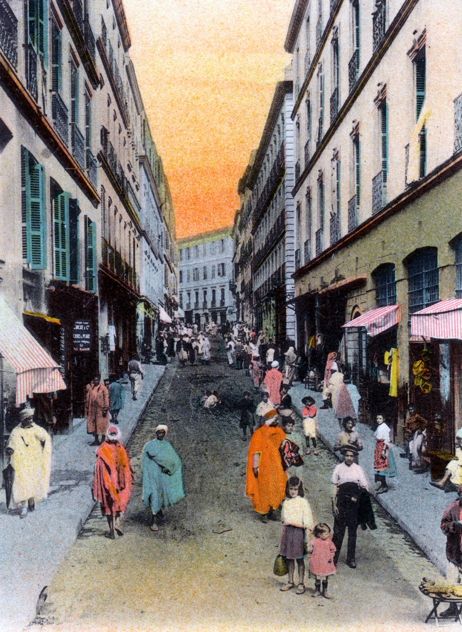 Random Street, Alger, Algeriet, tidigt 1900-tal av Unbekannt