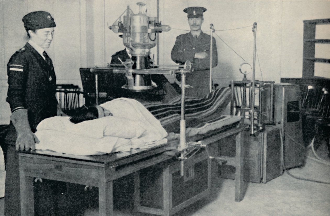 Strålar som avslöjar kroppens hemliga fördjupningar, c1935 av Unbekannt