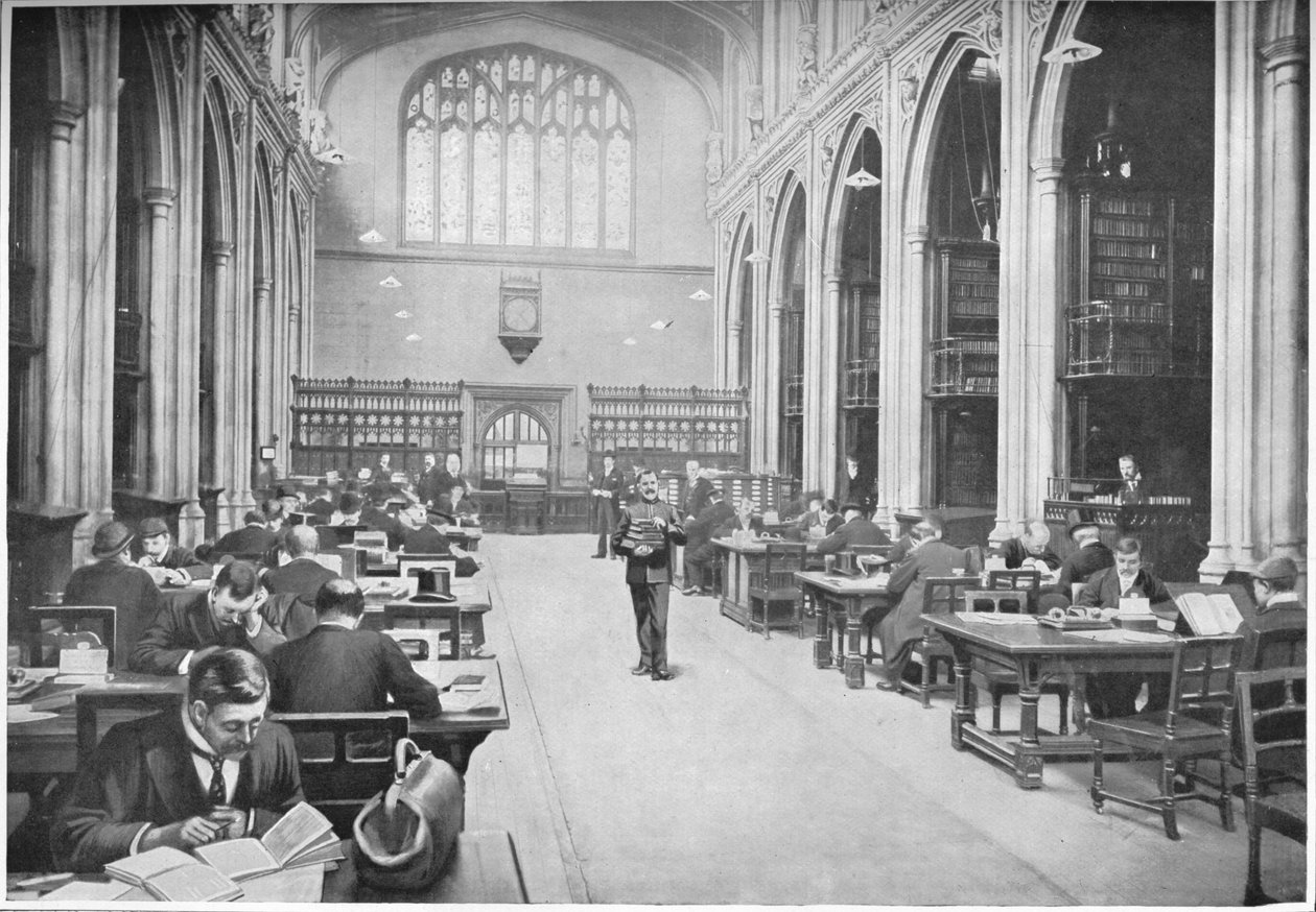 Lässal, Guildhall Library, City of London, c1903 1903 av Unbekannt