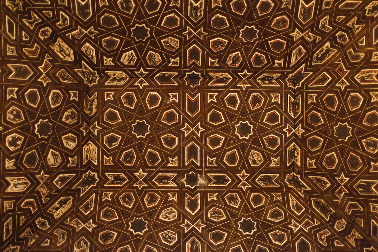 Real Alcazar de Sevilla - takdekoration Sevilla Espagne av Unbekannt
