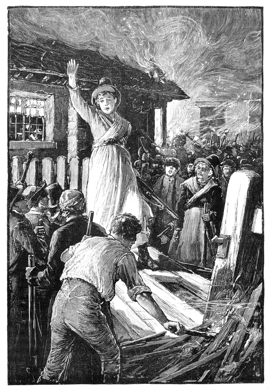 Rebecca Riots, södra Wales, 1840-talet, 1900 av Unbekannt