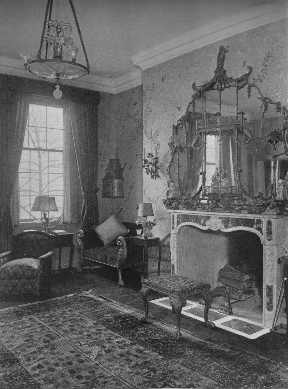 Receptionsrum, Miss Anne Morgans hus, New York City, 1924 av Unbekannt