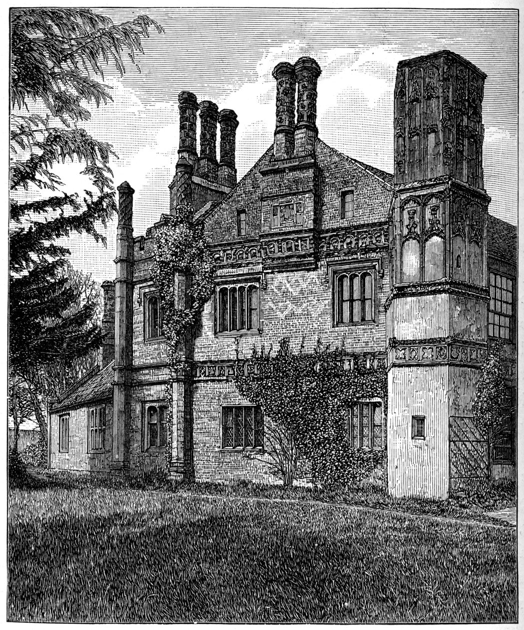 Rectory House, Great Snoring, Norfolk, slutet av 1400-talet, 1893 av Unbekannt